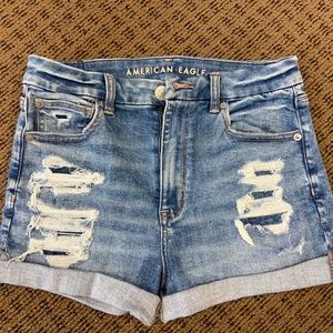 American eagle curvy high-rise Shortie size6 new